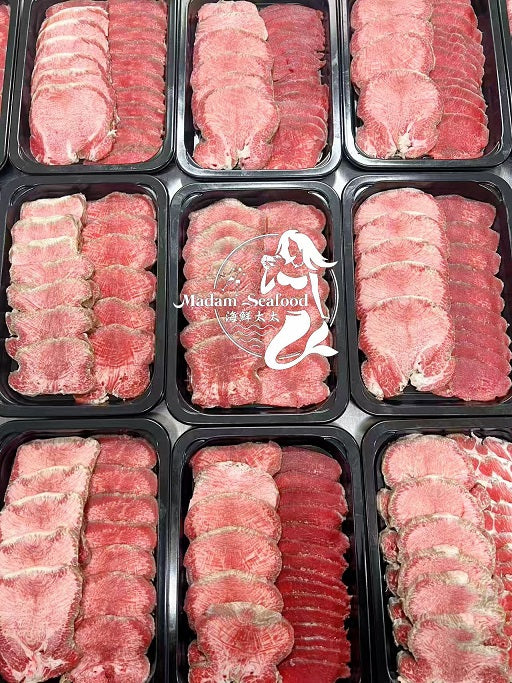 Wagyu Beef Tongue Korean BBQ Cut (frozen)