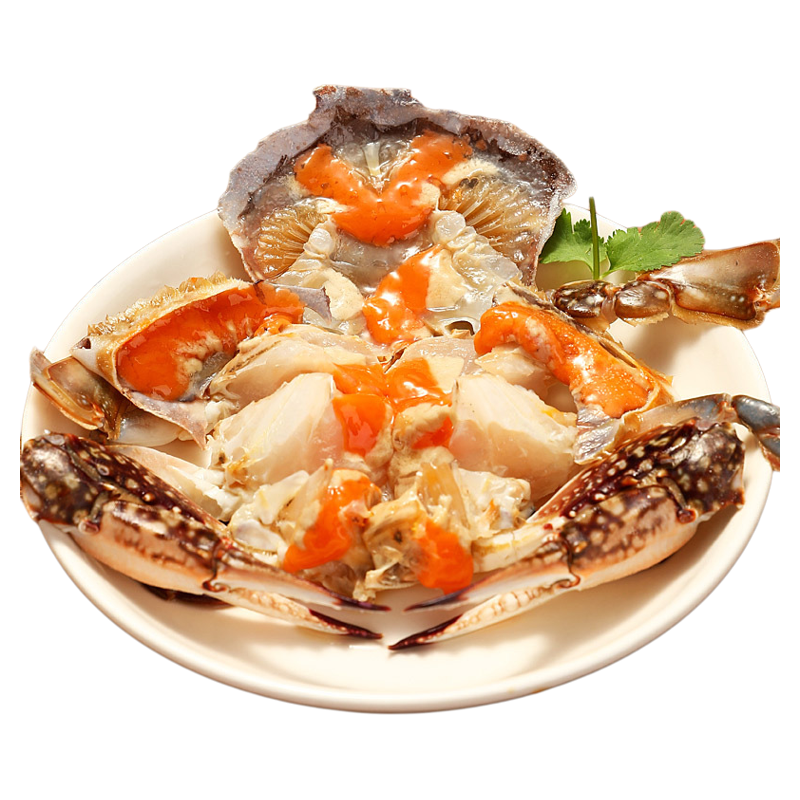 【Sashimi Grade】 Liquid Nitrogen Fresh-Locked Blue Crab Female (Frozen)